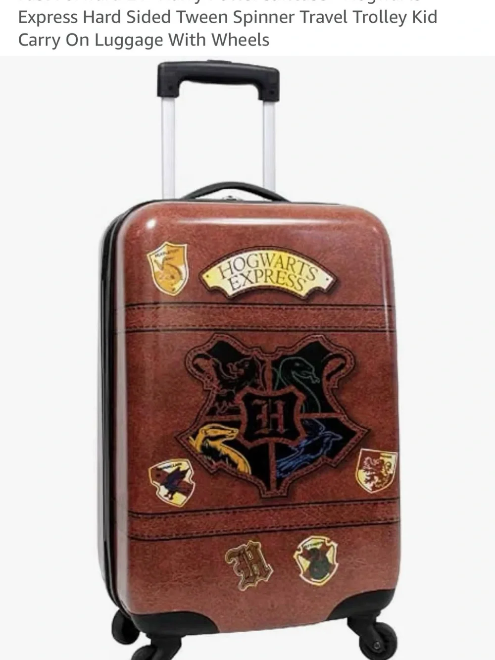 Brand new still in box Harry Potter carry on luggage with wheels